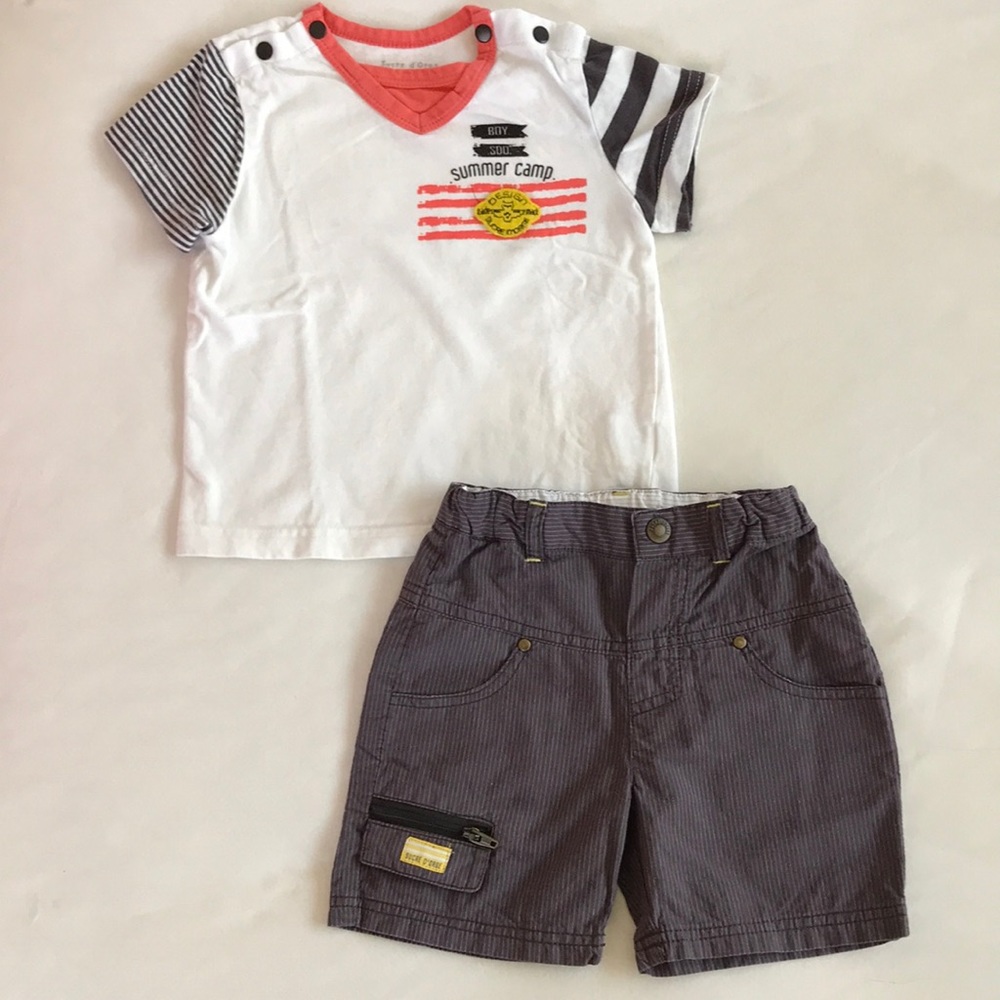 Sucre d’Orge Shirt and Shorts Set
